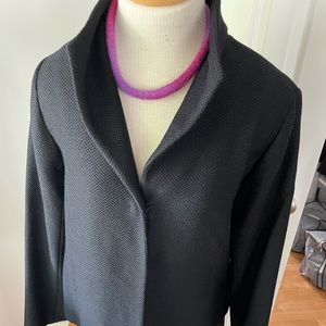 Eileen Fisher 4 season, black jacket